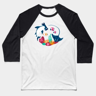 World Ocean day illustration Baseball T-Shirt